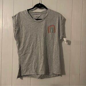 Mighty Fine Heather Gray Tee small‎